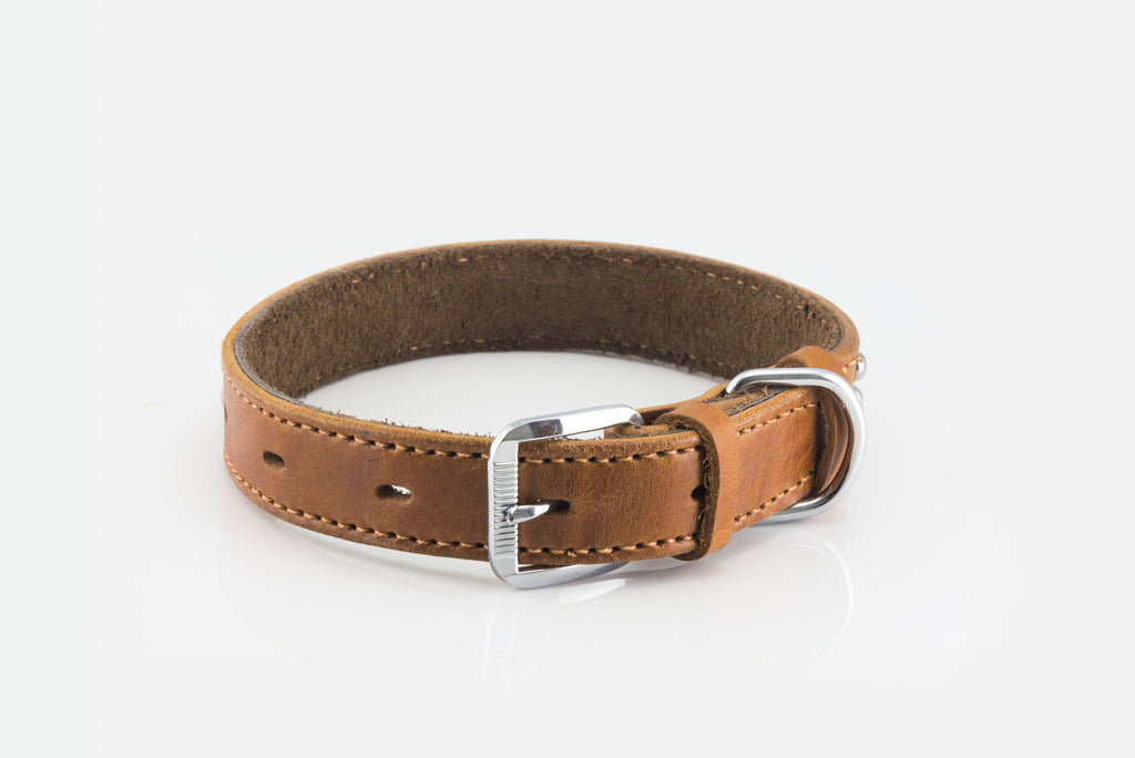 Tan Leather Collar