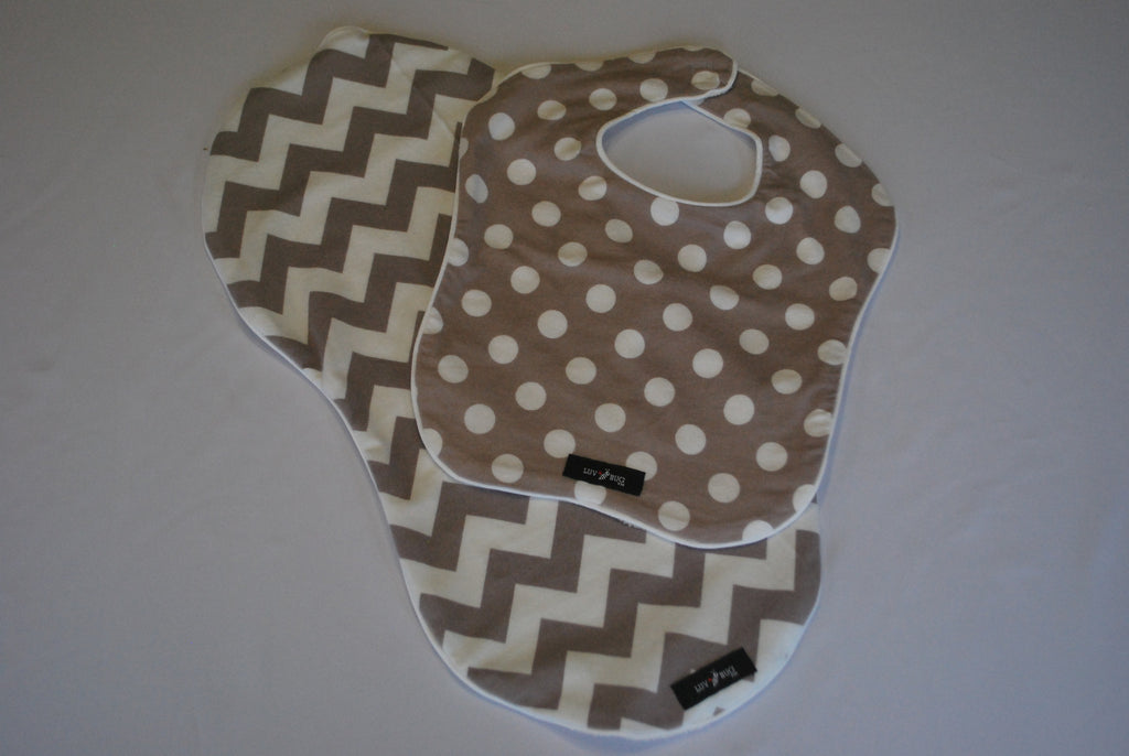 Baby Bib & Burp Towel Gift Set